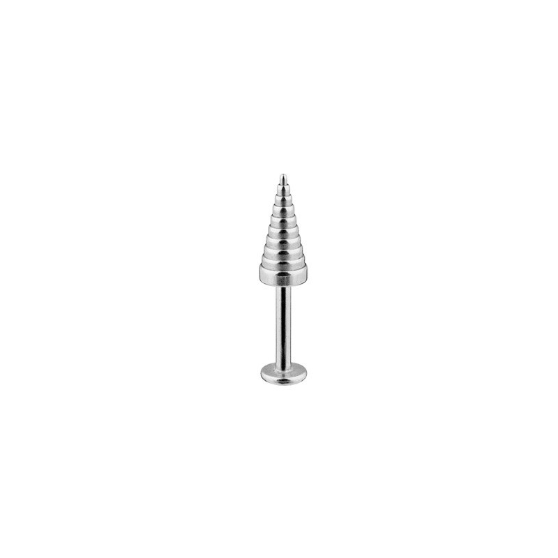 Piercing labret lèvre pointe 10mm striée Wian Piercing labret3,90 €