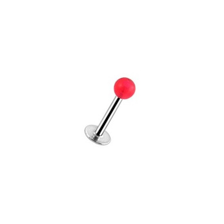 Piercing labret lèvre 8mm boule rouge Chom Piercing labret1,99 €