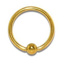 Piercing arcade 8 mm anodisé rose