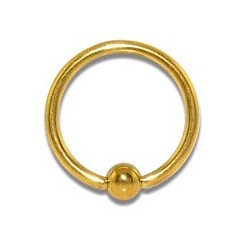 Piercing tragus anneau 8 x 1mm doré Croy Piercing oreille3,60 €