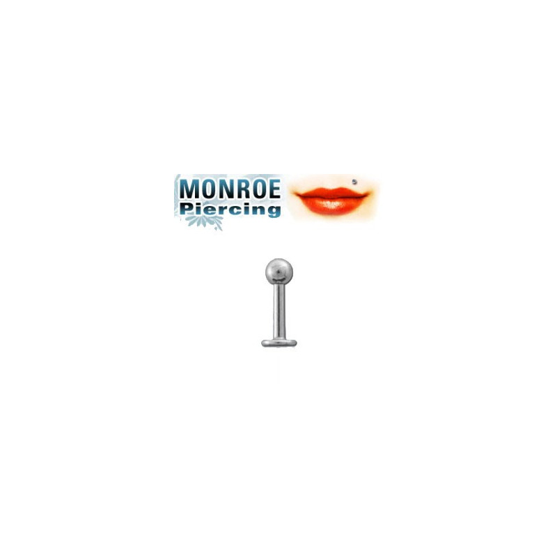 Piercing labret levre Monroe boule Panai Piercing labret2,80 €