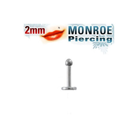 Piercing arcade 8 mm anodisé rose