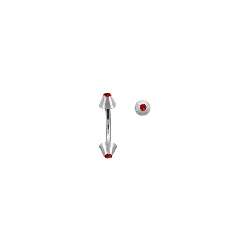 Piercing arcade 8mm avec des pics rouge Sym Piercing arcade5,80 €