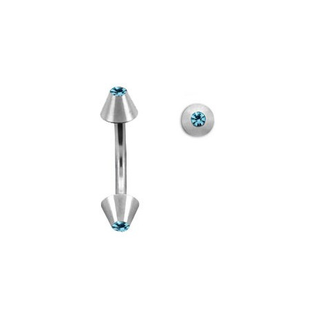 Piercing arcade 8mm avec des pics bleu aqua Surm Piercing arcade5,80 €