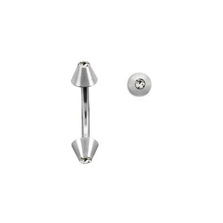 Piercing arcade 8mm avec pics blanc Sluem Piercing arcade5,80 €