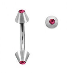 Piercing arcade 8mm avec pointes rose Slaim Piercing arcade5,80 €