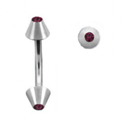 Piercing arcade 8mm avec pics améthyste Sukm Piercing arcade5,80 €