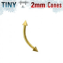 Piercing arcade 8 x 1mm avec pointes doré 2mm Glar Piercing arcade4,80 €
