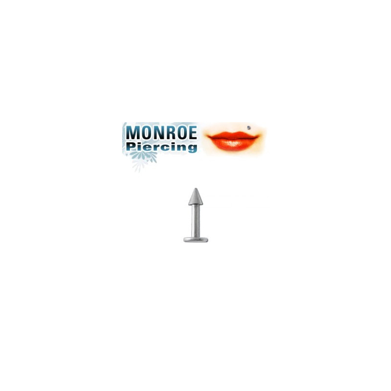 Piercing labret lèvre Monroe pointe 2,5mm Pati Piercing labret2,95 €