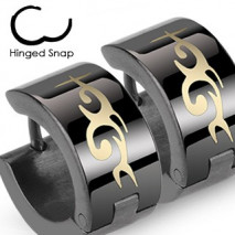 Boucle anneau oreille tribal et noir Cugyt Bijoux6,85 €