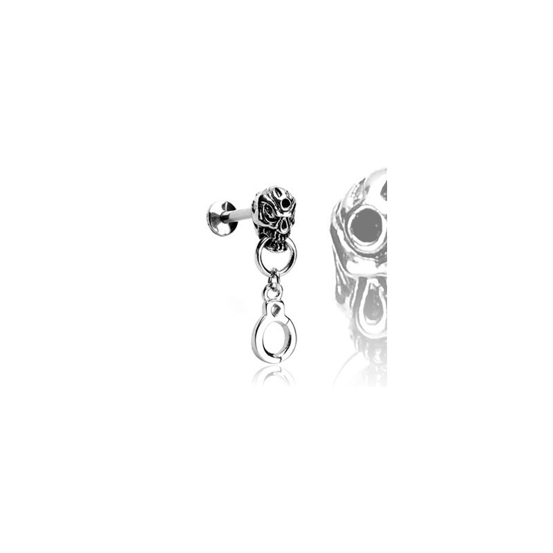 Piercing arcade 8 mm anodisé rose