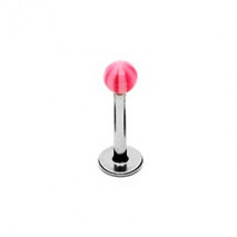 Piercing arcade 8 mm anodisé rose