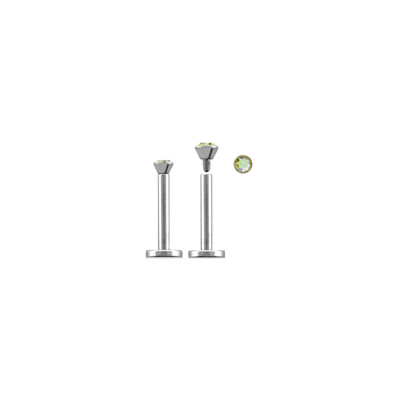 Piercing labret lèvre 8mm aurore boréale Piercing labret3,60 €