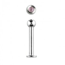 Piercing labret lèvre 8mm améthyste clair Jy Piercing labret3,49 €