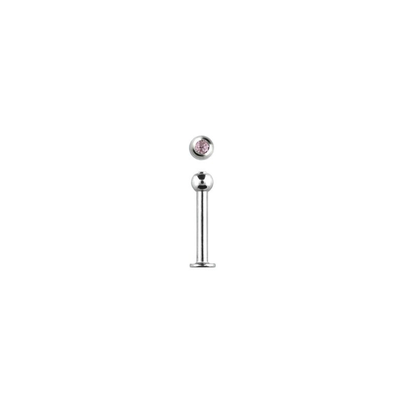 Piercing labret lèvre 8mm améthyste clair Jy Piercing labret3,49 €