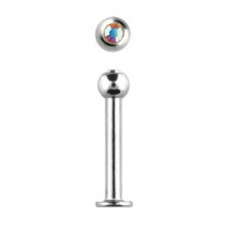 Piercing labret lèvre 10mm aurore boréale Piercing labret3,49 €