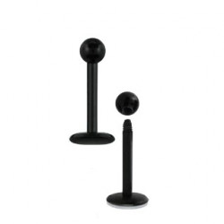 Piercing labret lèvre 8mm boule noire acrylique Piercing labret1,90 €
