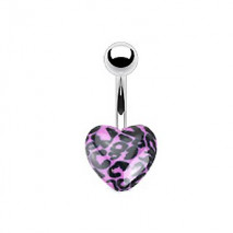 Piercing nombril cœur léopard violet Kex Piercing nombril3,90 €