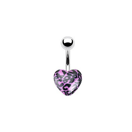Piercing nombril cœur léopard violet Kex Piercing nombril3,90 €