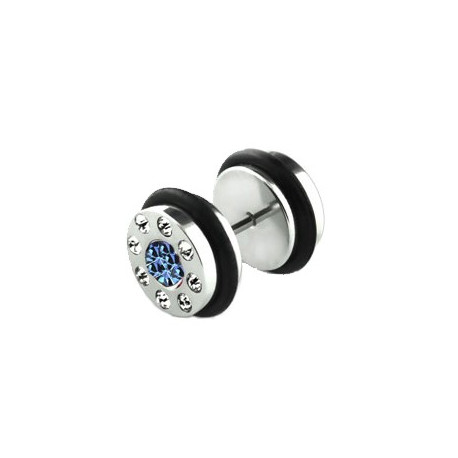 Faux piercing oreille plug bleu et blanc Xafu Faux piercing5,60 €