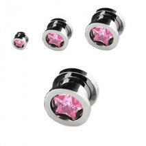 Piercing arcade 8 mm anodisé rose