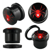 Piercing plug rouge araignée 6mm Nyex Piercing oreille3,99 €