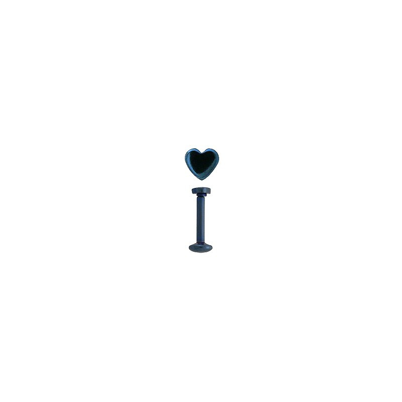 Piercing labret lévre coeur bleu Gaut Piercing labret4,49 €
