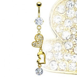 Piercing nombril avec des cœurs dorés Jugit Piercing nombril11,75 €