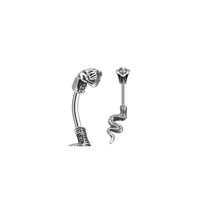 Piercing arcade 8 mm anodisé rose