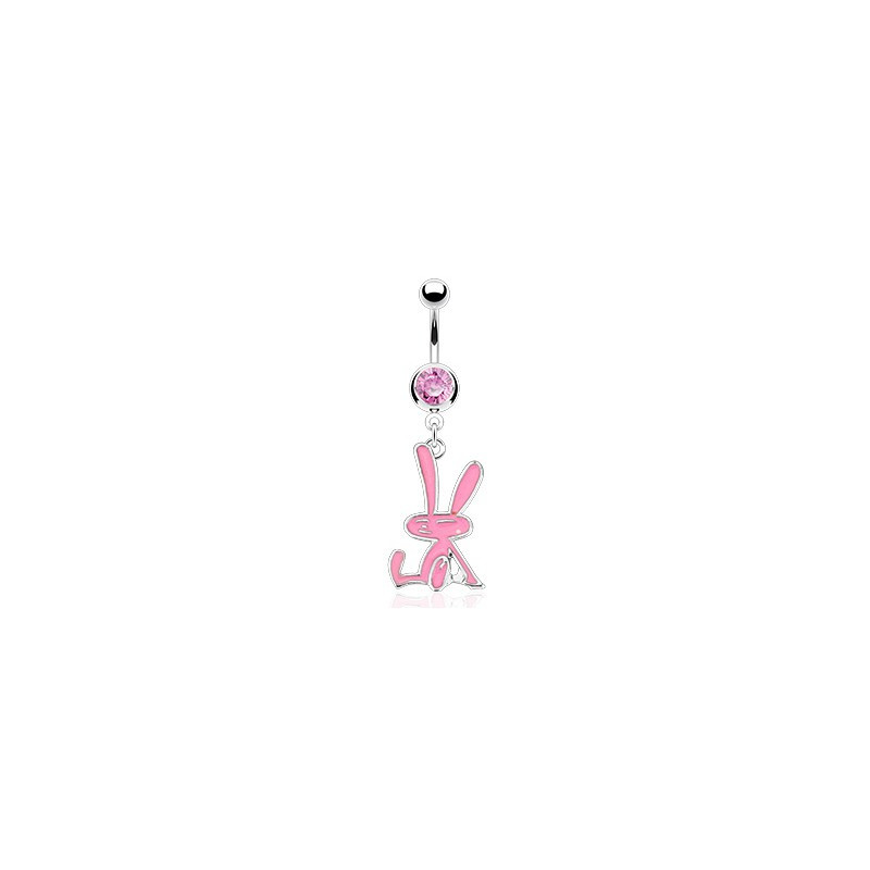 Piercing nombril pendant lapin rose Tuy Piercing nombril6,80 €