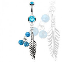 Piercing nombril avec un attrape rêve bleu Slu Piercing nombril6,75 €