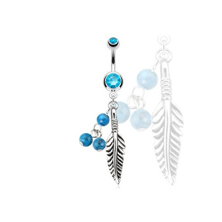 Piercing nombril avec un attrape rêve bleu Slu Piercing nombril6,75 €