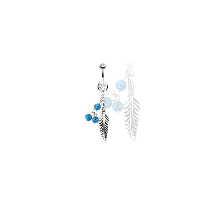 Piercing nombril avec un attrape rêve blanc Slu Piercing nombril6,75 €