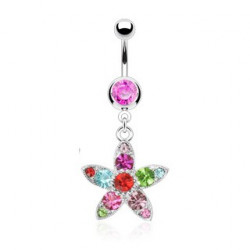 Piercing nombril rose avec une fleur Aly Piercing nombril6,49 €