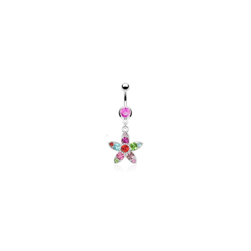 Piercing nombril rose avec une fleur Aly Piercing nombril6,49 €