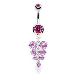 Piercing nombril avec une grappe de raisin rose Kat Piercing nombril12,49 €