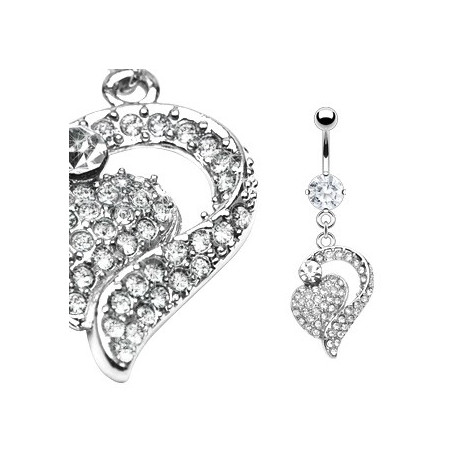 Piercing arcade 8 mm anodisé rose