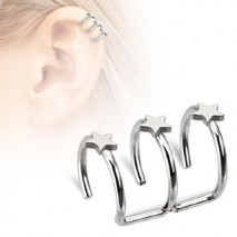 Faux piercing triple anneaux étoile Dyan Faux piercing5,49 €