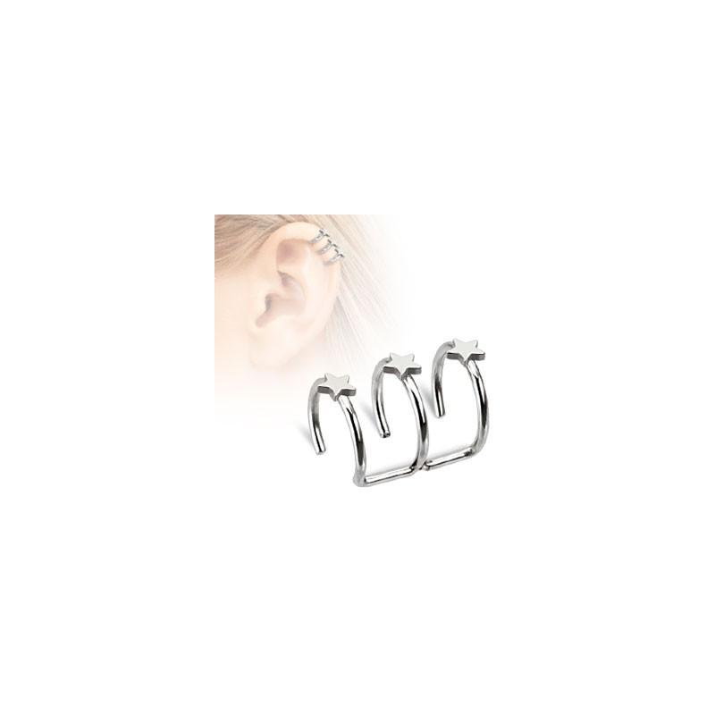 Piercing arcade 8 mm anodisé rose