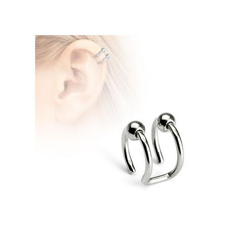 Faux piercing anneaux et boules acier Az Faux piercing4,49 €