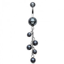 Piercing arcade 8 mm anodisé rose