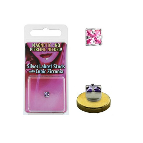 Piercing arcade 8 mm anodisé rose