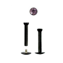 Piercing arcade 8 mm anodisé rose