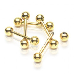 Piercing téton doré 14mm boules 5mm Syxo Piercing téton3,90 €