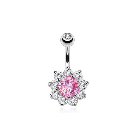 Piercing nombril en fleur rose et blanc Ruz Piercing nombril10,65 €