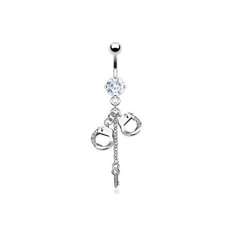 Piercing arcade 8 mm anodisé rose