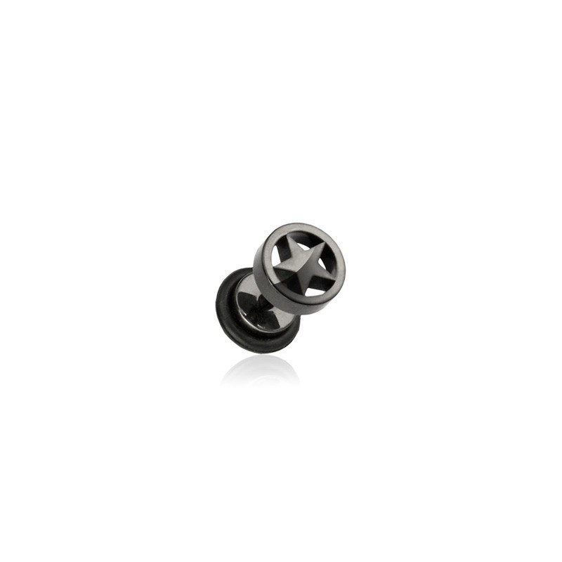 Faux piercing plug noir avec une étoile noire Way Faux piercing6,49 €