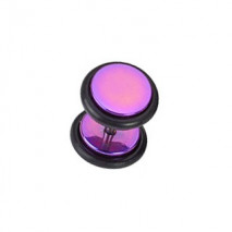 Faux piercing plug acier violet anodisé Gar Faux piercing4,80 €