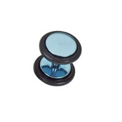 Faux piercing plug acier anodisé bleu clair Gal Faux piercing4,80 €