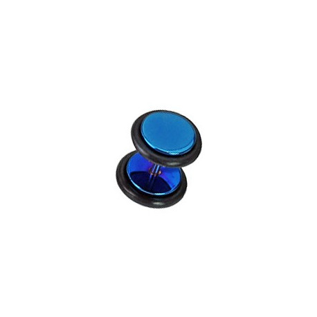 Faux piercing plug acier anodisé bleu Gadu Faux piercing4,80 €